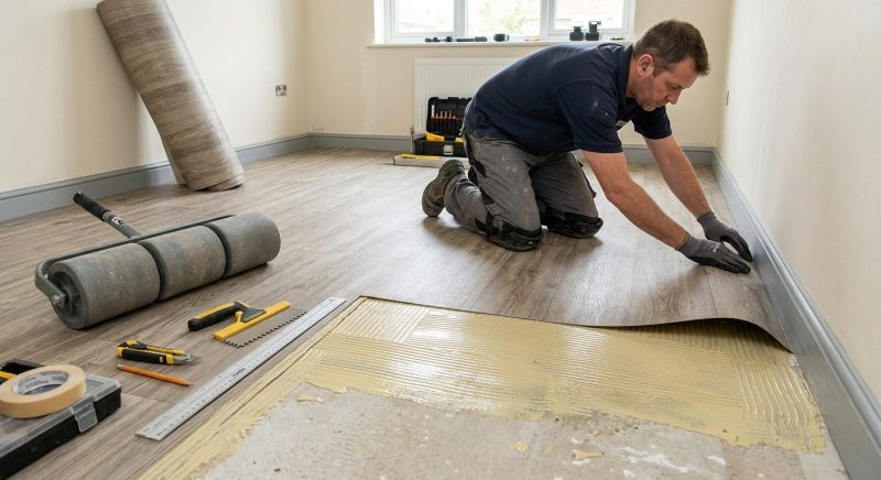 Sheet Vinyl Installation in Conroe, TX