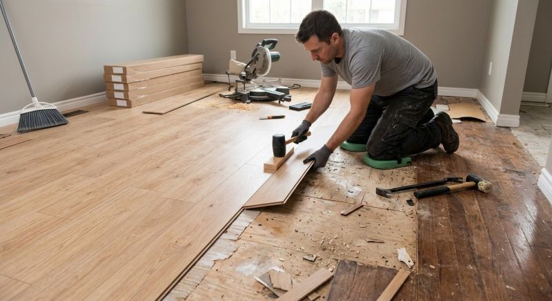 Laminate Floor Installation in Tomball, TX