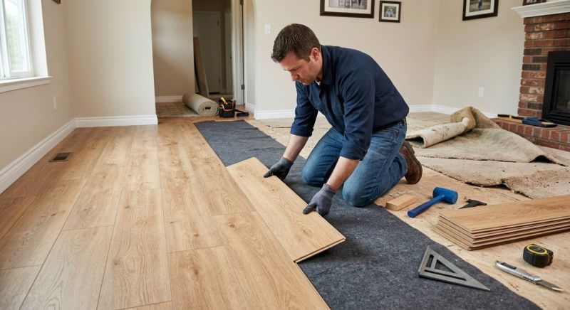 Laminate Floor Remodeling in Spring, TX