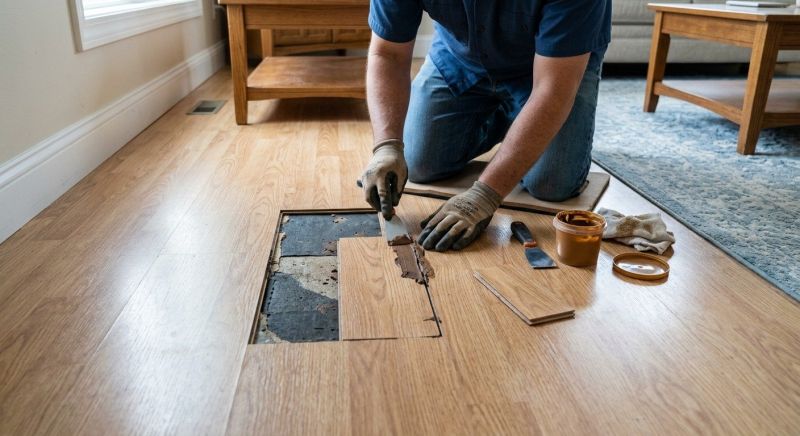 Laminate Floor Repair in Kingwood, TX