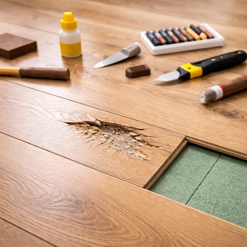 Laminate Floor Repair in Spring, TX