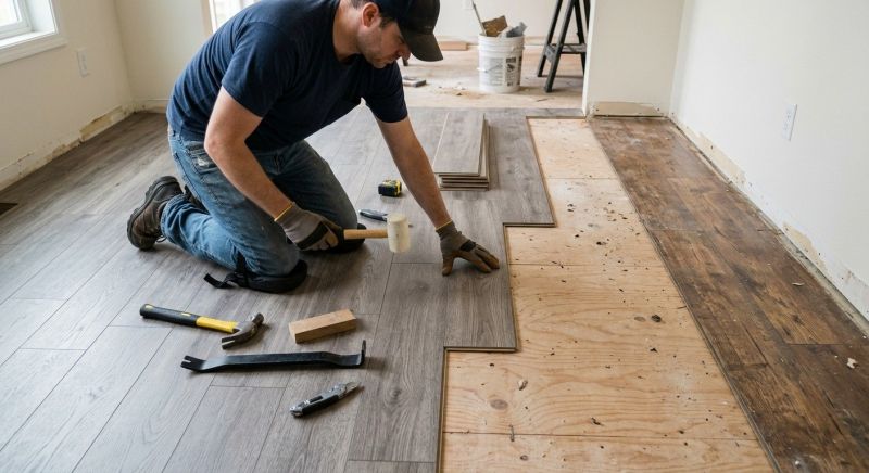 Laminate Floor Replacement in Spring, TX