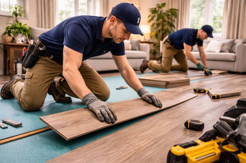 Laminate Floor Replacement in Montgomery County, TX