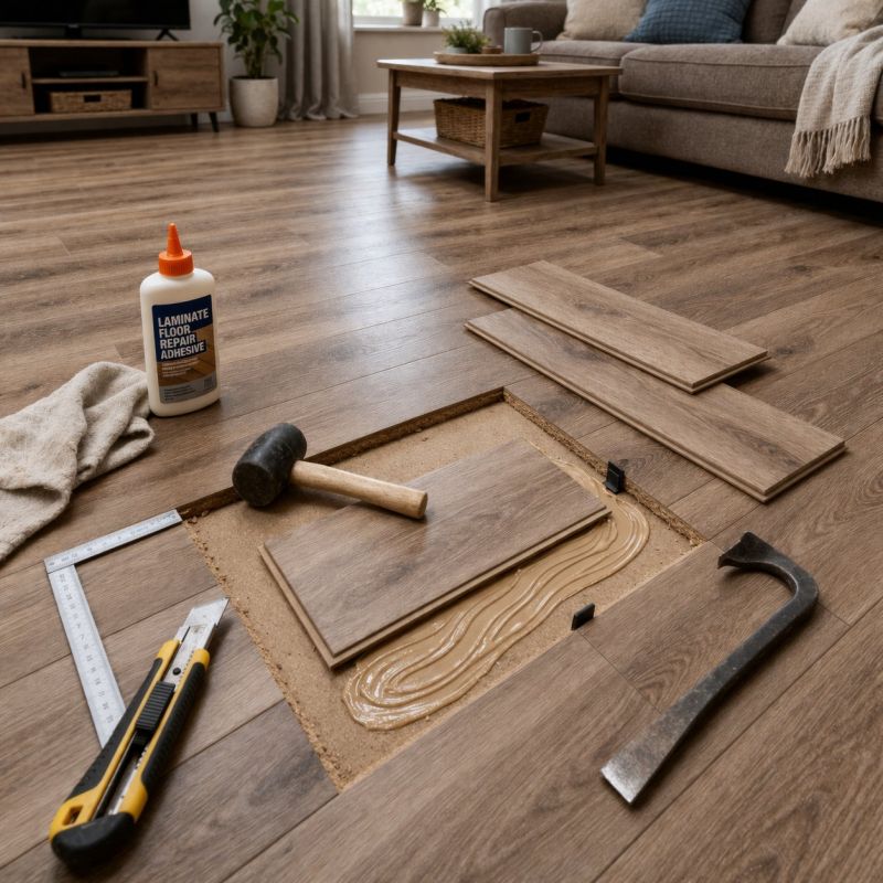 Laminate Floor Scratch Repair in Spring, TX