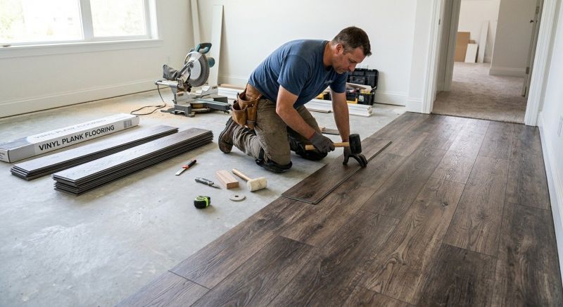 Linoleum Floor Installation in Cypress, TX