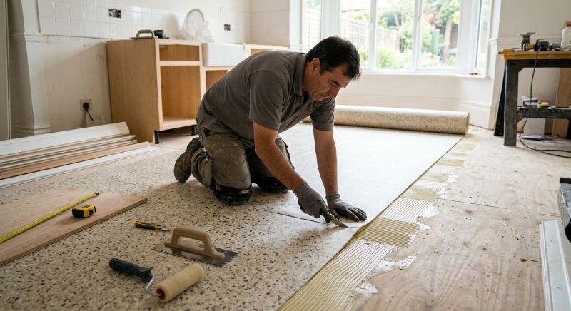 Linoleum Floor Installation in Kingwood, TX