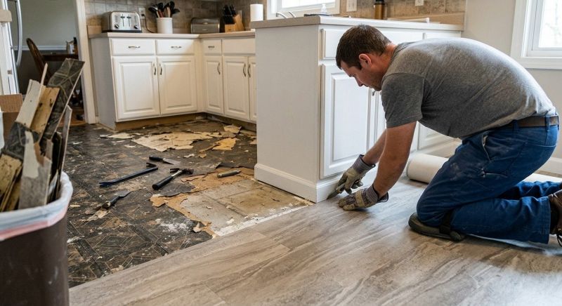 Linoleum Floor Installation in Magnolia, TX