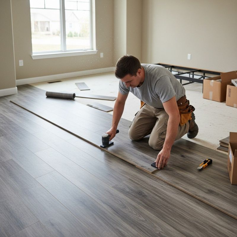 Loft Flooring Installation in Spring, TX