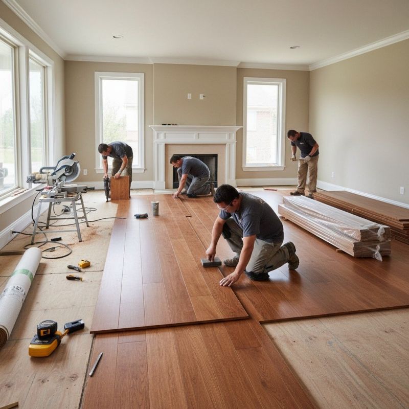Loft Flooring Installation in Spring, TX