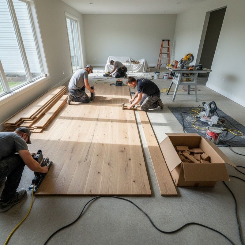 Loft Flooring Installation in Spring, TX