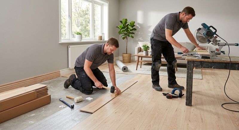 Plank Laminate Installation in Spring, TX