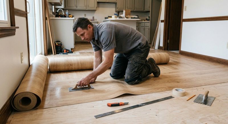 Sheet Flooring Installation in Conroe, TX