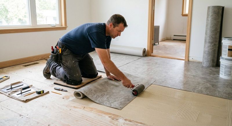 Sheet Flooring Installation in Montgomery County, TX