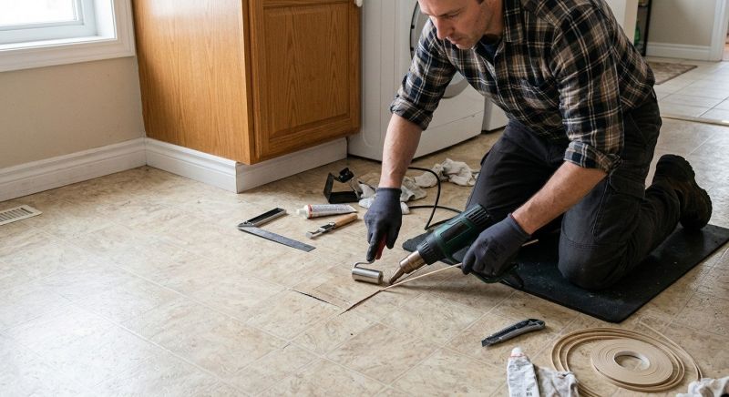 Sheet Flooring Repair in Magnolia, TX
