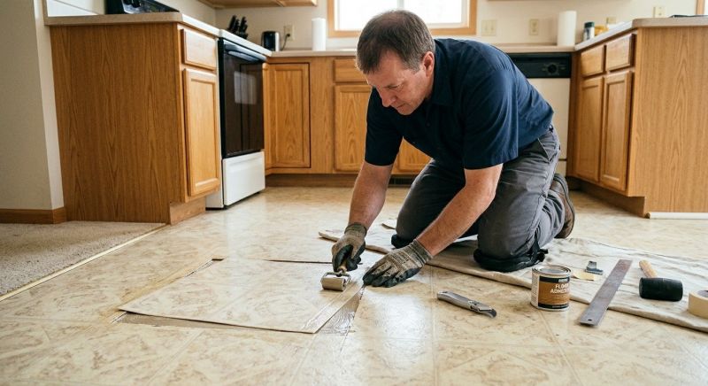 Sheet Flooring Repair in Waller, TX