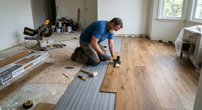 Vinyl Floor Remodeling in Spring, TX