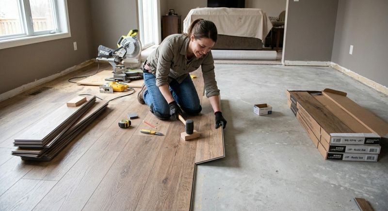 Vinyl Floor Remodeling in Spring, TX