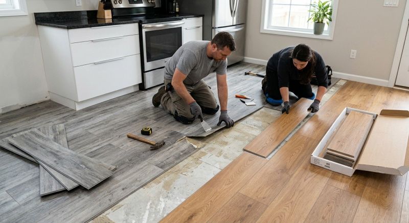 Vinyl Floor Replacement in Spring, TX