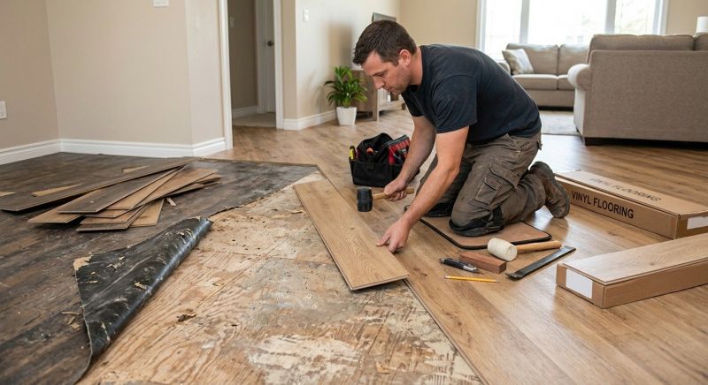 Vinyl Flooring Installation in Porter, TX