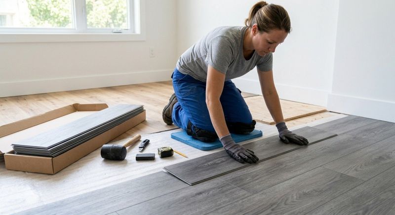 Vinyl Tile Installation in Spring, TX