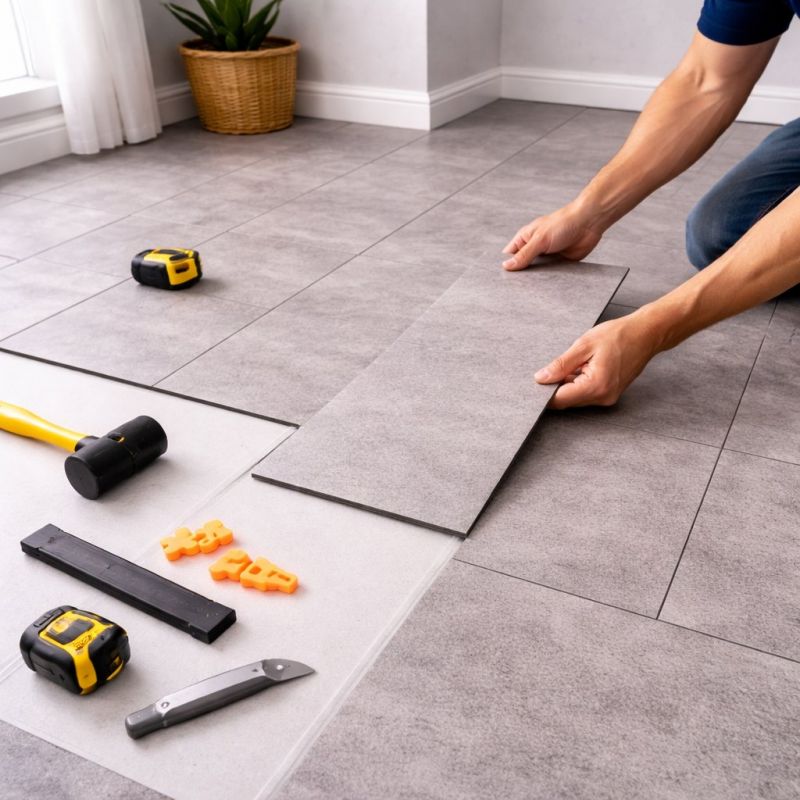 Vinyl Tile Replacement in Spring, TX